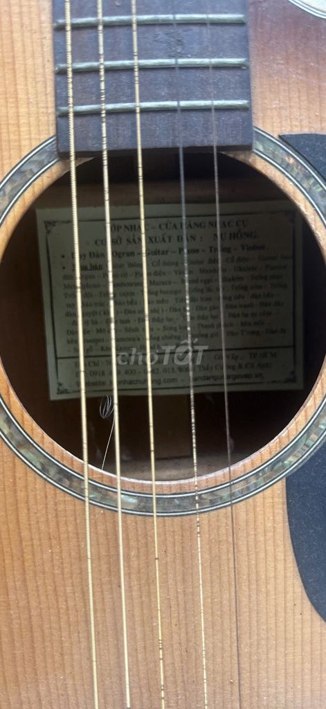 Đàn guitar Cửu Long D-06 Gỗ Nâu. Mua bán Nhạc cụ tại Quận 12 Tp Hồ Chí Minh được đăng bởi trần đăng quang hình 1