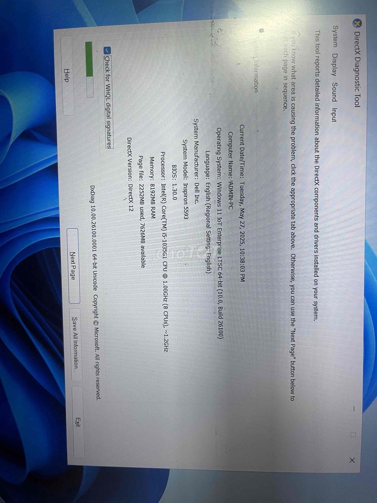 Lên đời cần bán Dell insprion 5593 i5 thế hệ 10