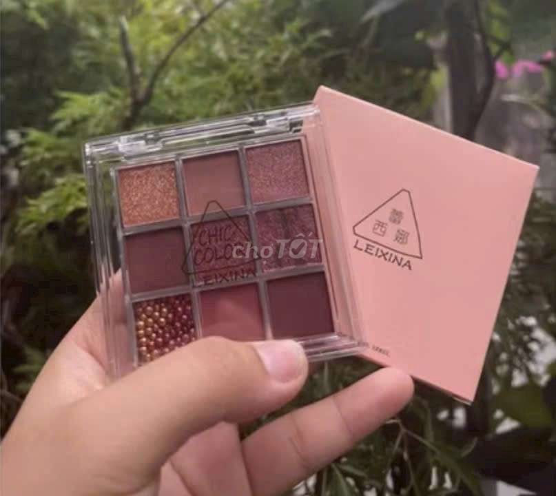 Phấn mắt Leixina Nữ Nhiều màu 9 ô. Mua bán Phụ kiện thời trang khác tại Thành phố Vĩnh Long Vĩnh Long được đăng bởi ST STORE chuyên sỉ hình 1