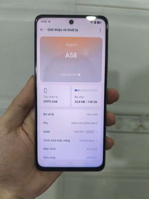 Oppo A58 128GB Xanh ngọc