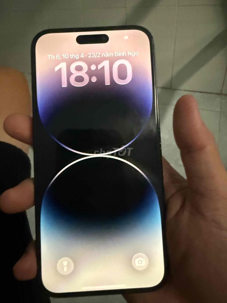 iPhone 14 Pro Max 128GB Đen. Mua bán Điện thoại tại Quận Bình Thuỷ Cần Thơ được đăng bởi Thư Nhật hình 1