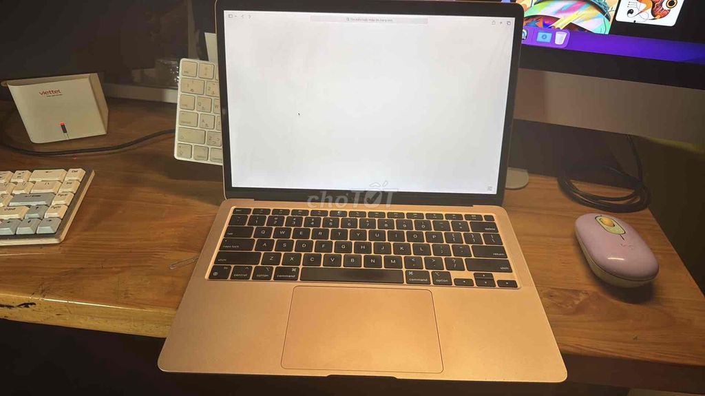 Apple Macbook Air M1 16GB/256GB Vàng đồng. Mua bán Laptop tại Quận Cầu Giấy Hà Nội được đăng bởi Dư Sáng hình 1