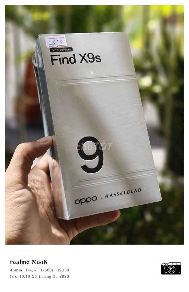 Oppo Find X9s 256GB Cam nhạt. Mua bán Điện thoại tại Quận Ninh Kiều Cần Thơ được đăng bởi Nguyen Minh hình 1