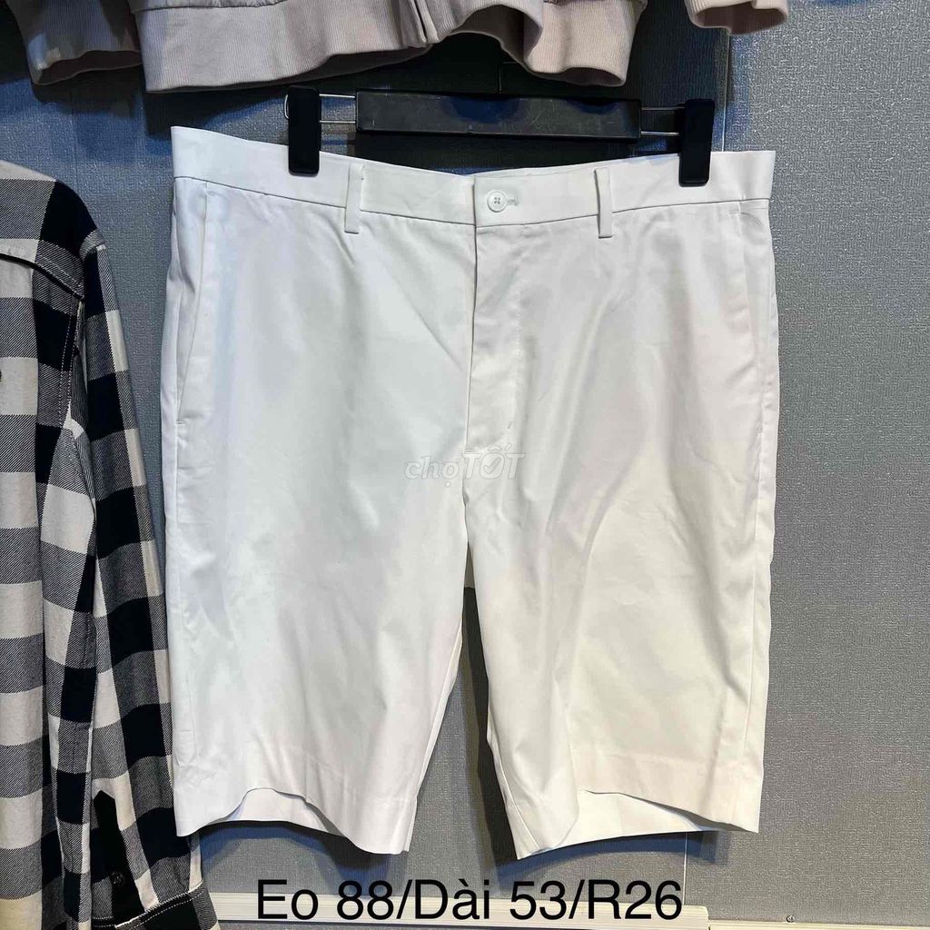 Quần short nam Uniqlo trắng size L. Mua bán Quần áo tại Huyện Đức Trọng Lâm Đồng được đăng bởi Black 2hand  hình 1