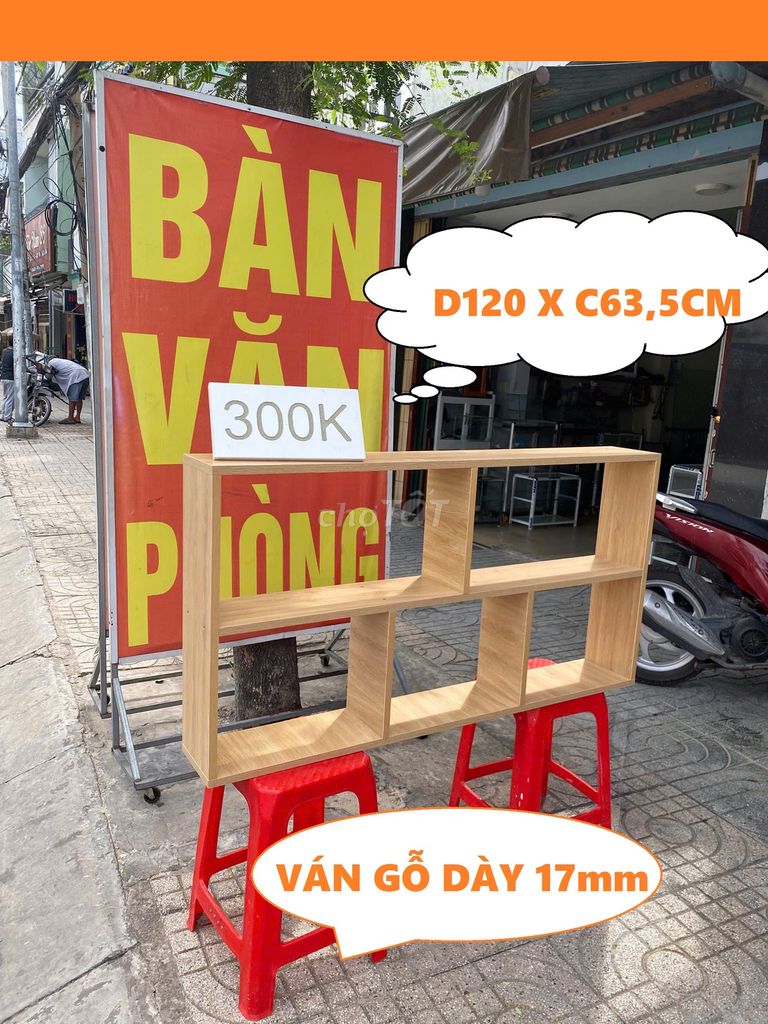 XẢ KỆ SÁCH 63.5x120x17  VÁN GỖ LÕI ĐẶC DÀY 17mm. Mua bán Tủ, kệ gia đình tại Quận Gò Vấp Tp Hồ Chí Minh được đăng bởi NỘI THẤT VĂN PHÒNG TỦ KỆ TRƯNG BÀY hình 1