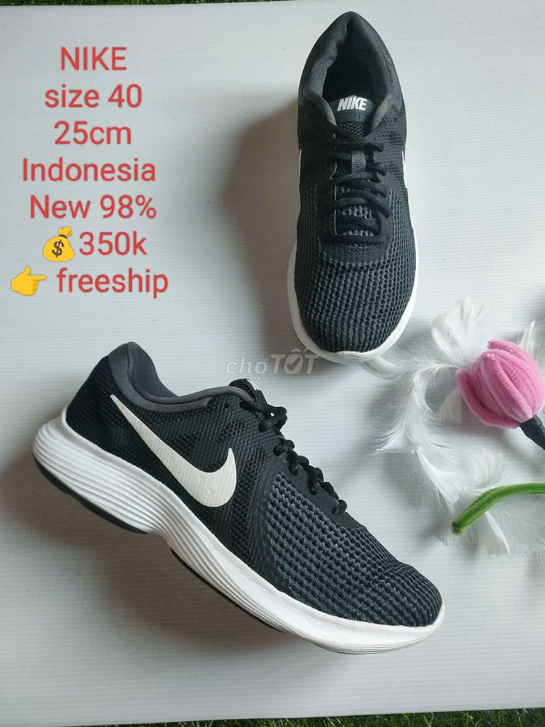 NIKE size 40 xuất xứ Indonesia chính hãng ship cod