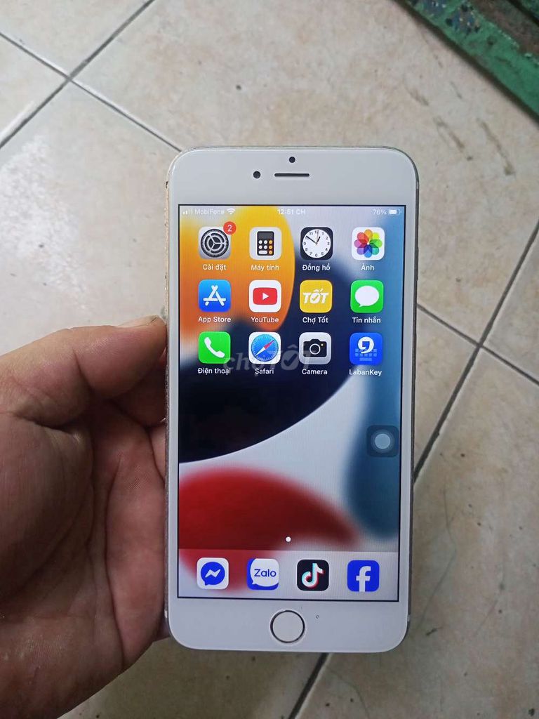 IPhone 6s plus 64G màn mới, pin mới, icloud hiện