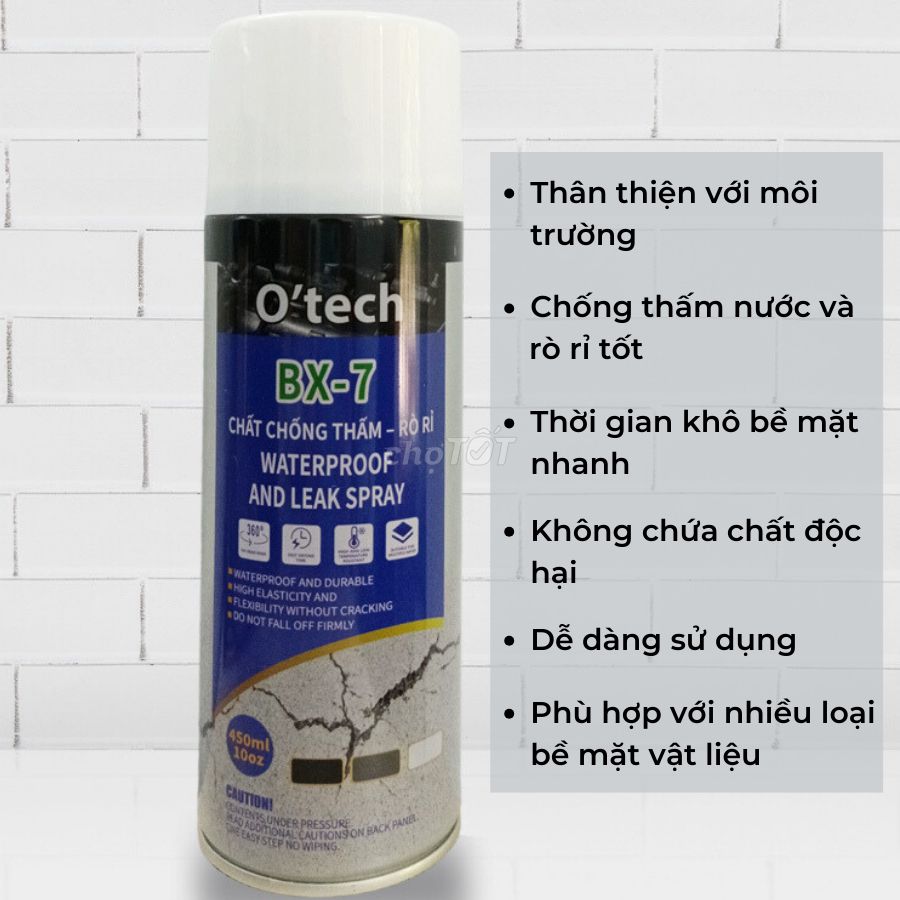 BX-7: Chất chống thấm cân nhiều bề mặt