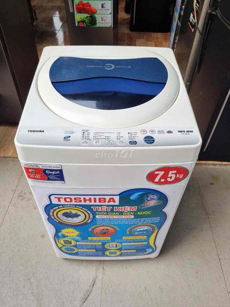 Máy giặt Toshiba 7.5kg. Mua bán Máy giặt tại Thành phố Thủ Dầu Một Bình Dương được đăng bởi ĐIỆN MÁY ĐỨC MẠNH hình 1