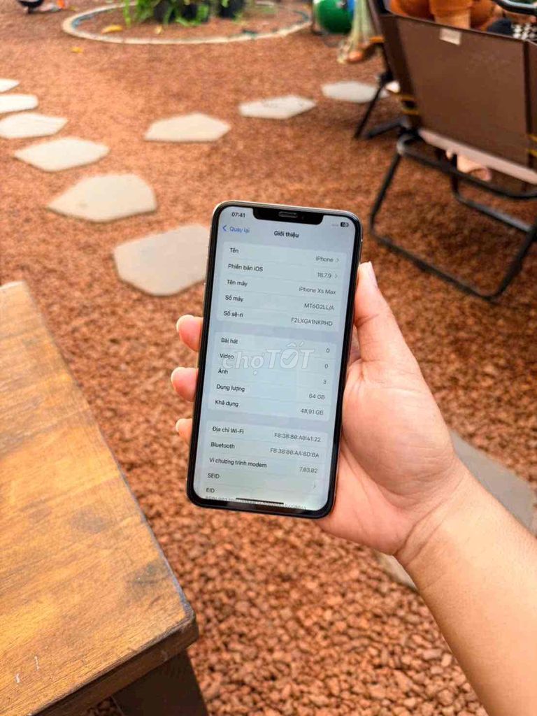 iPhone XS Max 64GB Trắng Like New. Mua bán Điện thoại tại Quận Cái Răng Cần Thơ được đăng bởi Thanh hình 1