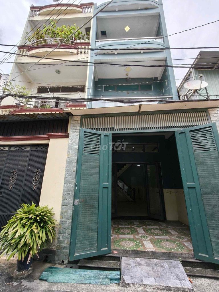 NHÀ HẺM XE HƠI THÔNG 350/ NGUYỄN VĂN LƯỢNG (4,1x16M) - 3 PHÒNG NGỦ 3WC