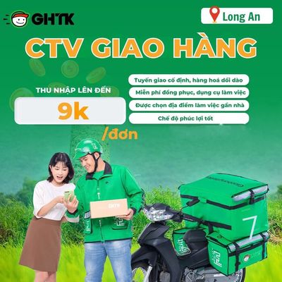 GHTK Tuyển 15 CTV Shipper Phú Hòa