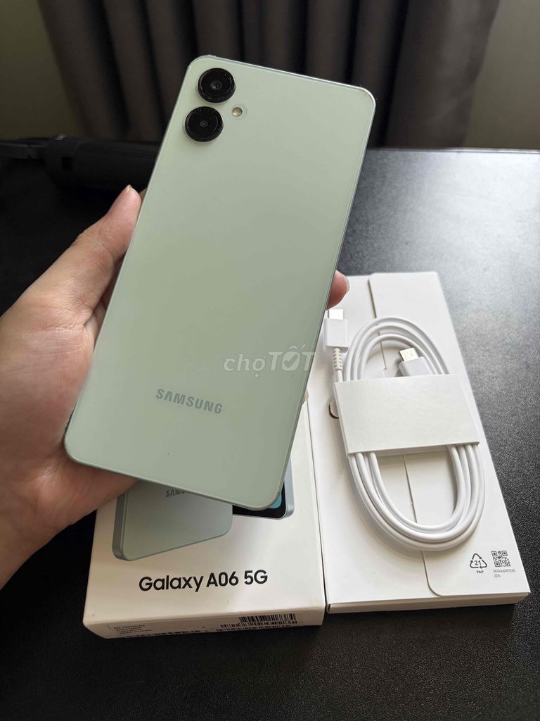 (5G) Samsung A06 5G Xanh 4/128 GB. Mua bán Điện thoại tại Quận Bình Tân Tp Hồ Chí Minh được đăng bởi Đạt Lee hình 1