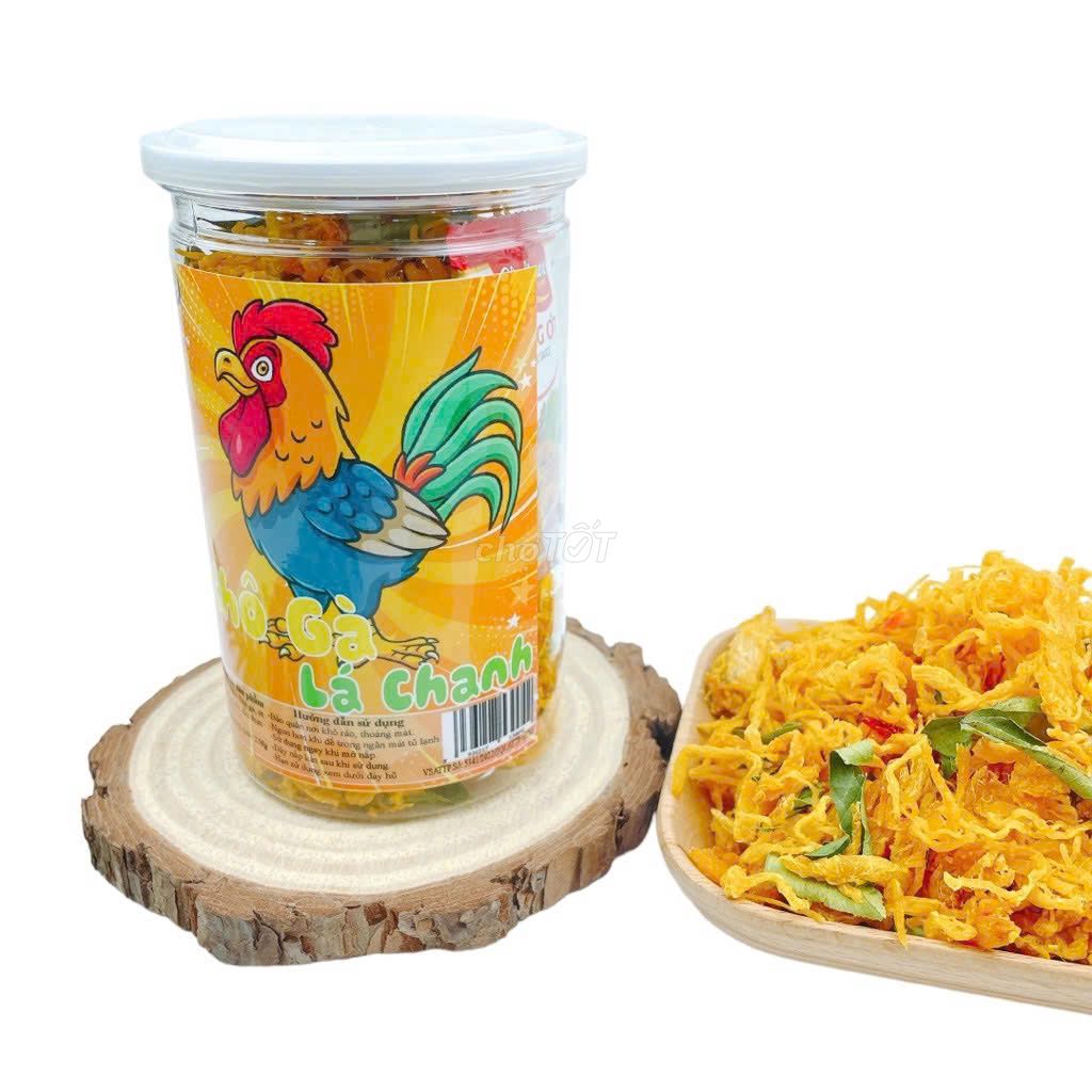 Khô Gà Lá Chanh Ngon Giòn 250g V-FOOD,  thơm ngon. Mua bán Đồ ăn, thực phẩm và các loại khác tại Huyện Hóc Môn Tp Hồ Chí Minh được đăng bởi ĂN VẶT VFOOD hình 5
