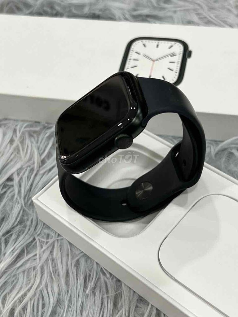 Apple Watch Series 7 45mm Đen New chưa kích bh. Mua bán Thiết bị đeo thông minh tại Quận 5 Tp Hồ Chí Minh được đăng bởi Phan Thế Phong  hình 1
