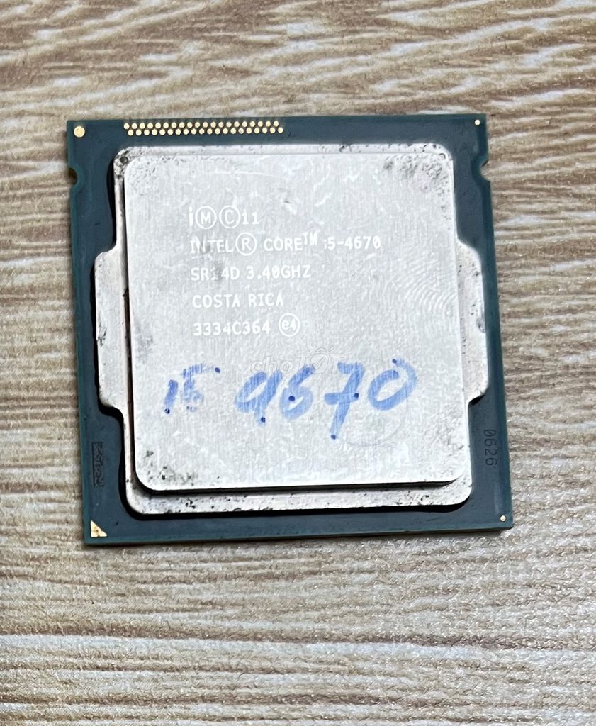 CPU Intel Core i5-4670. Mua bán Linh kiện (RAM, Card...) tại Quận Tây Hồ Hà Nội được đăng bởi MayTinhGiaReHaNoi hình 1