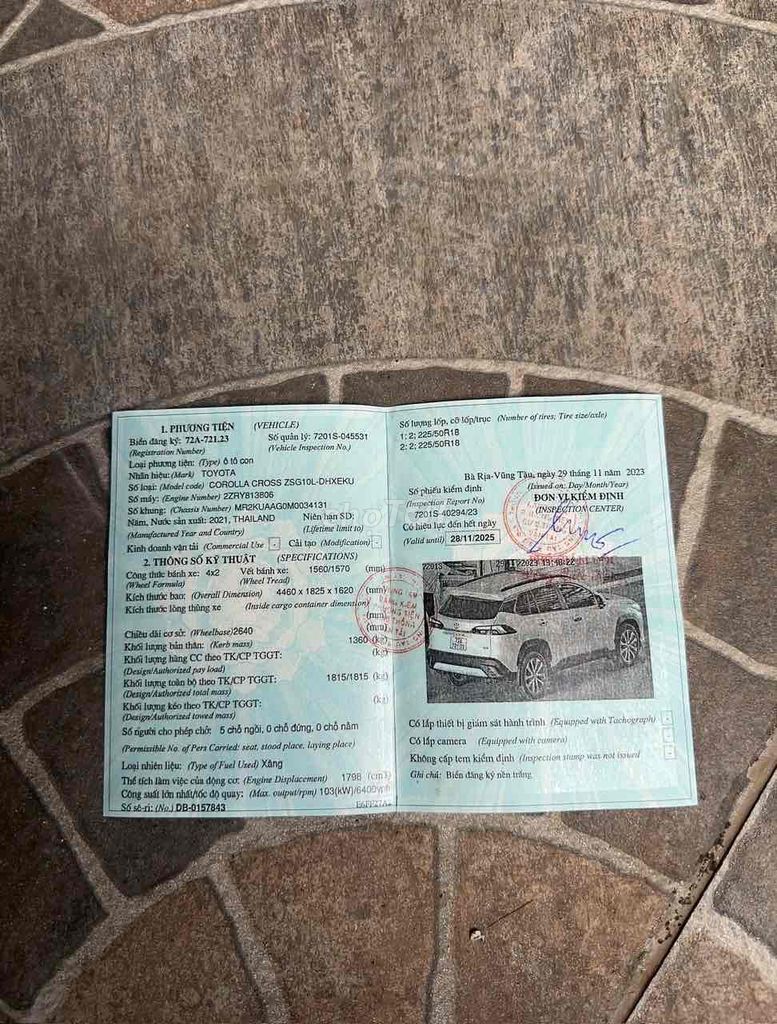 Toyota Corolla Cross 2021 1.8V - 40000 km. Mua bán Ô tô tại Thành phố Vũng Tàu Bà Rịa - Vũng Tàu được đăng bởi hoàng  hình 4