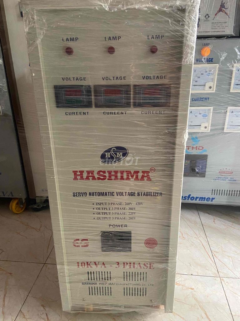 Ổn áp Hashima 10kva/3pha vào 260V~420V ra 380/220V. Mua bán Đồ chuyên dụng, Giống nuôi trồng tại Quận 12 Tp Hồ Chí Minh được đăng bởi phuc huyen  hình 1