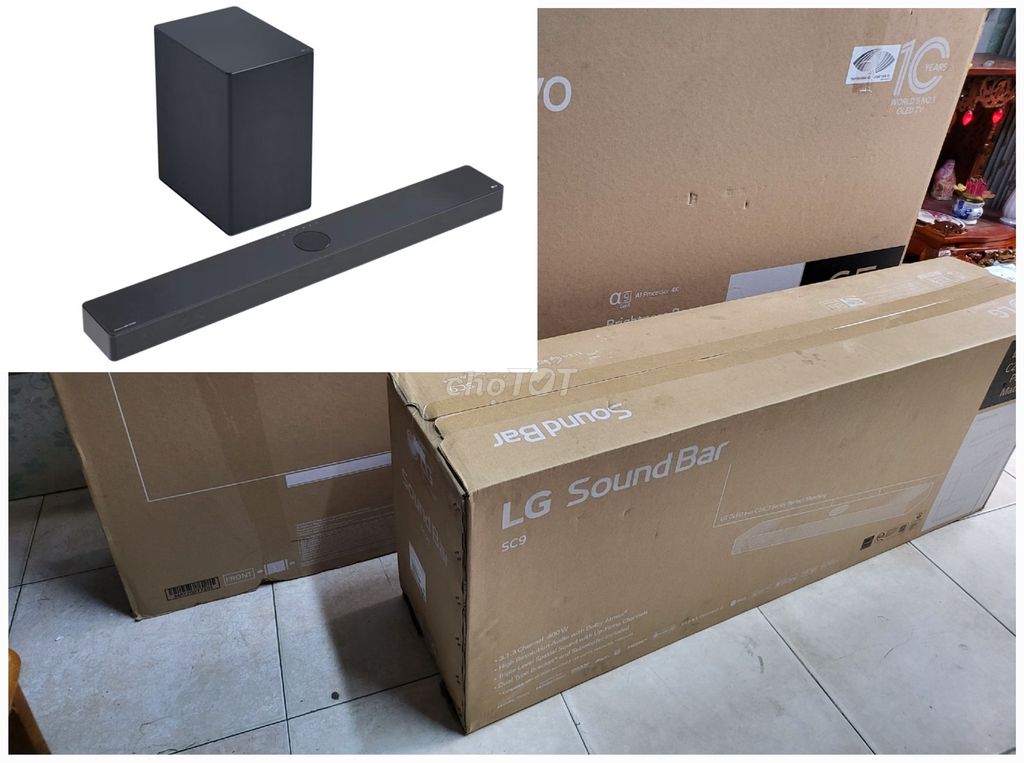 Dàn loa soundbar 3.1.3 LG SC9S MỚI NGUYÊN THÙNG 👍👍