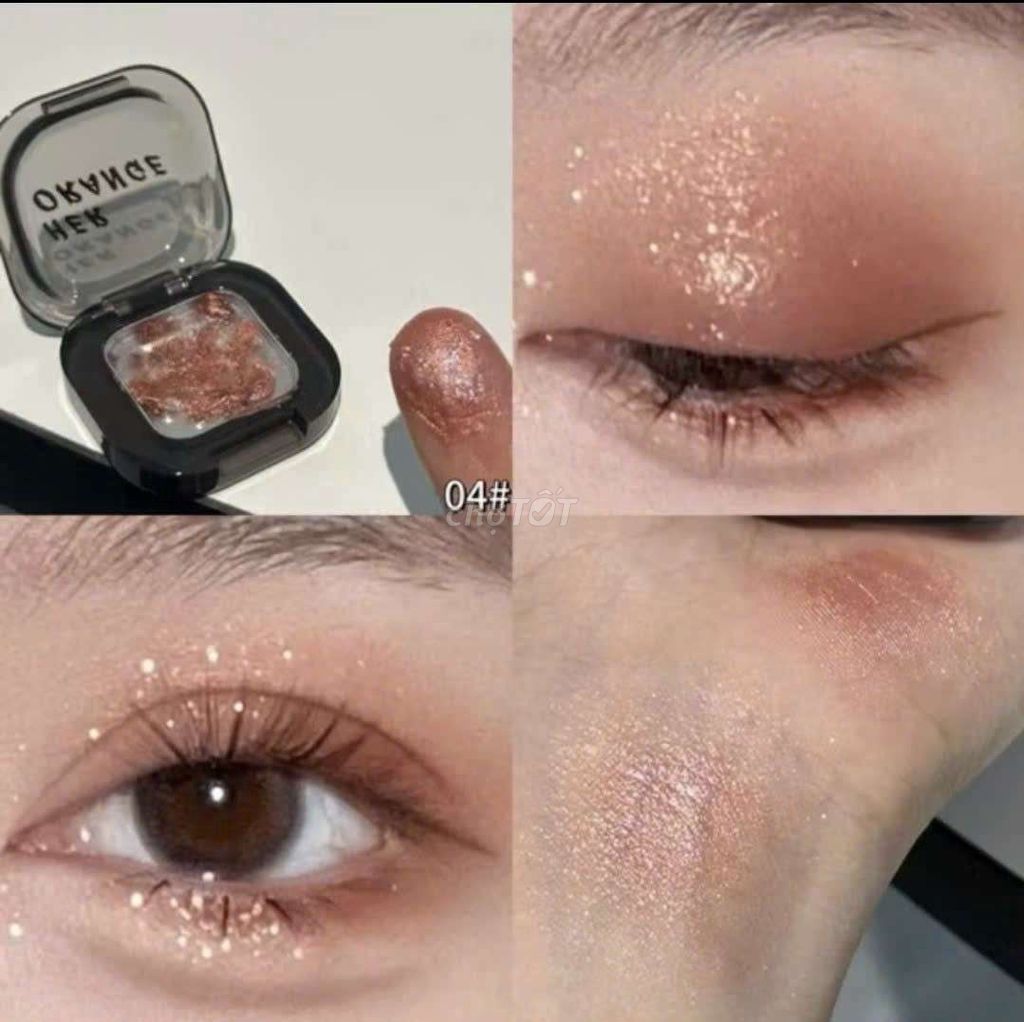 Phấn mắt Herorange Nữ Ánh nhũ. Mua bán Phụ kiện thời trang khác tại Thành phố Vĩnh Long Vĩnh Long được đăng bởi ST STORE chuyên sỉ hình 1
