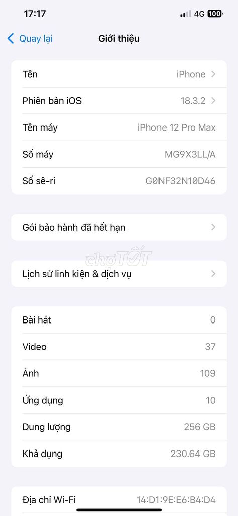 iPhone 12 Pro Max 256GB. Mua bán Điện thoại tại Quận Sơn Trà Đà Nẵng được đăng bởi NGUYỄN DUNG hình 1