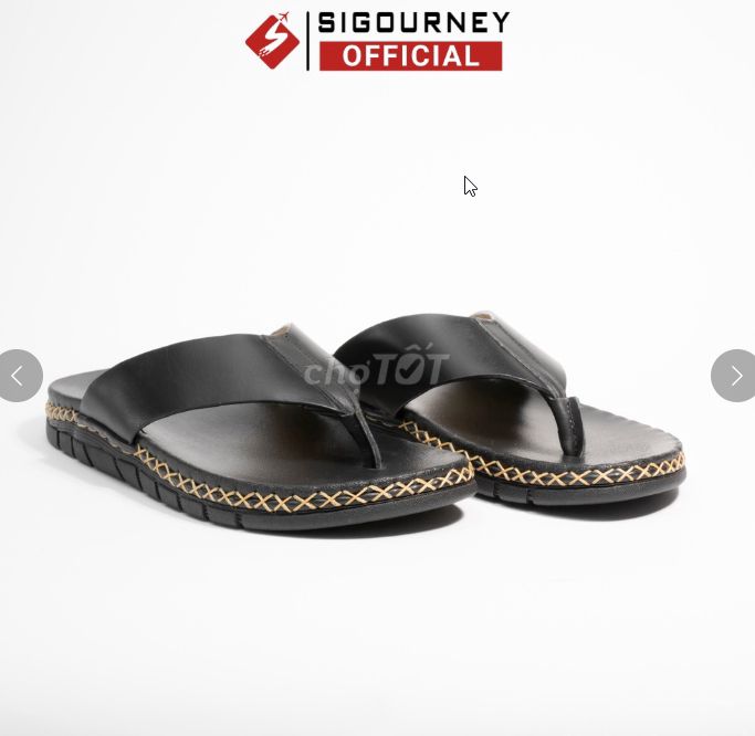 DÉP DA NAM XỎ NGÓN CAO CẤP TỪ DA BÒ KHÂU ĐẾ