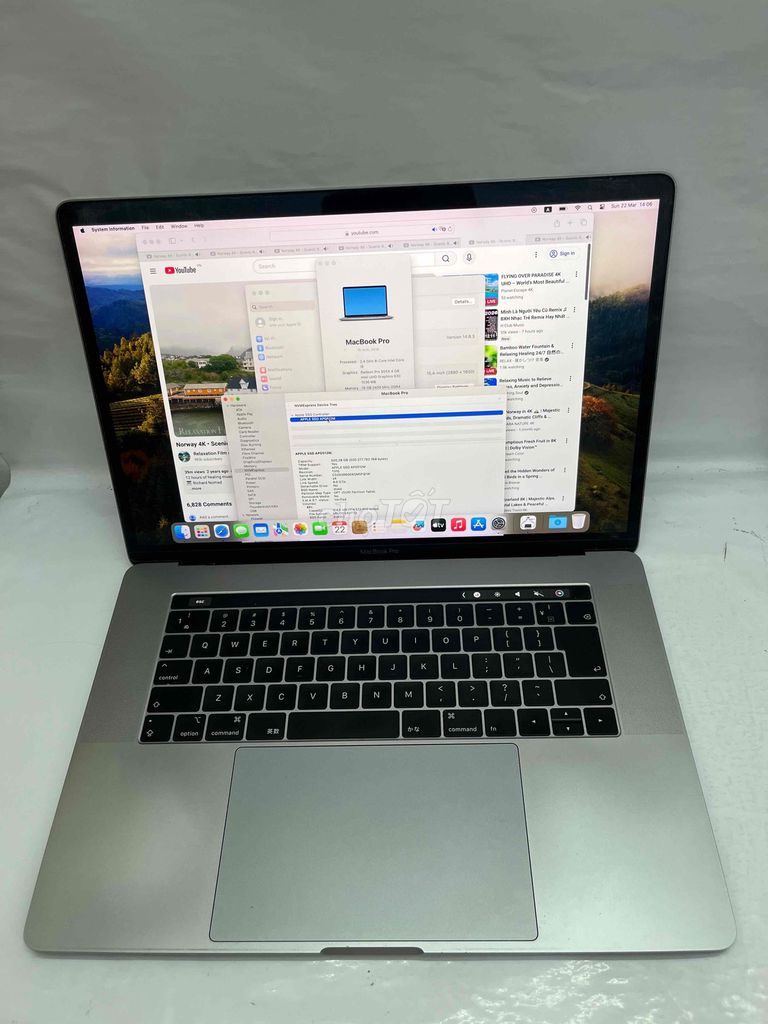 MacBook Pro 2019 15in i9 8 Core Ram 16GB SSD 512GB. Mua bán Laptop tại Quận Sơn Trà Đà Nẵng được đăng bởi BƠ BƯ Macbook Cũ hình 1