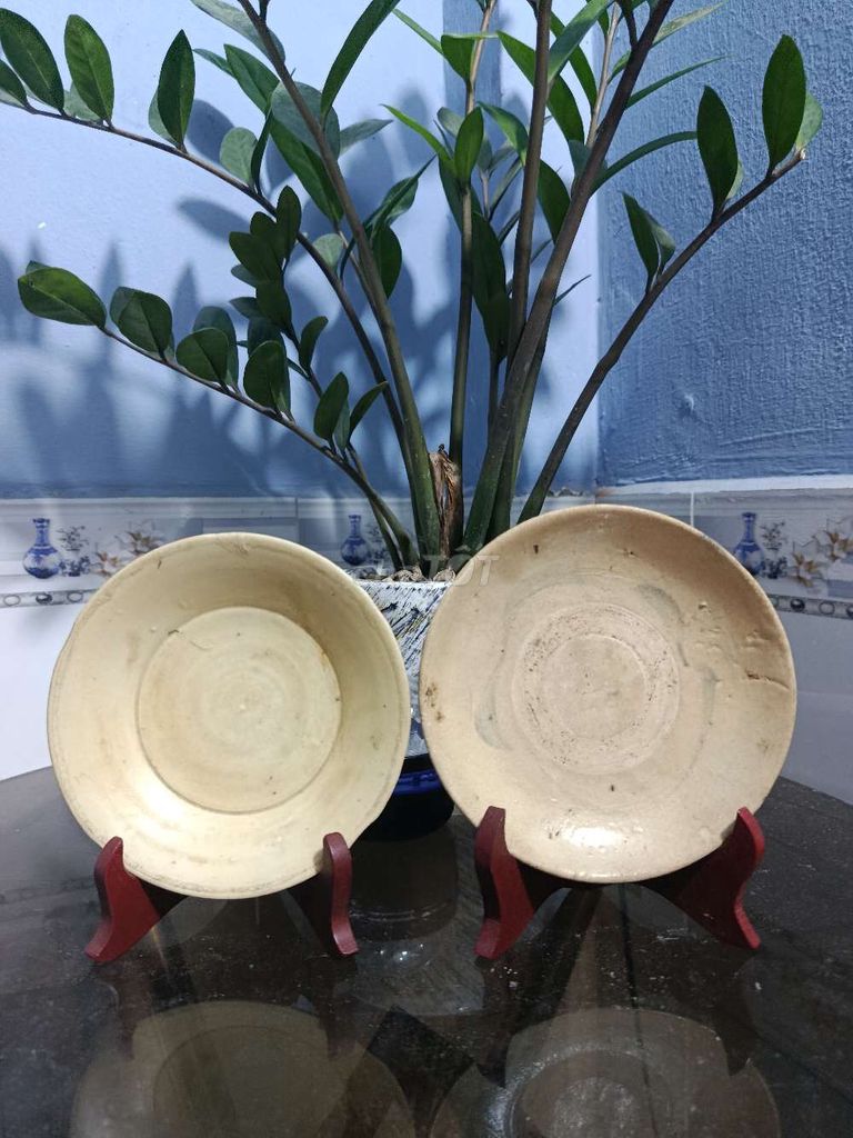 Đĩa gốm Thời Lê Việt Nam. Mua bán Đồ sưu tầm, đồ cổ tại Huyện Hóc Môn Tp Hồ Chí Minh được đăng bởi Hoàng Dũng hình 1