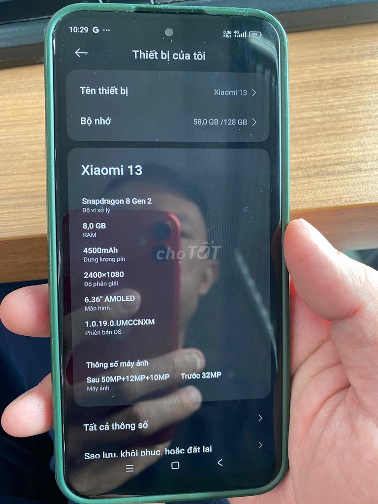 Xiaomi 13 128GB Xanh lá. Mua bán Điện thoại tại Quận Ba Đình Hà Nội được đăng bởi Nguyễn Cương hình 1