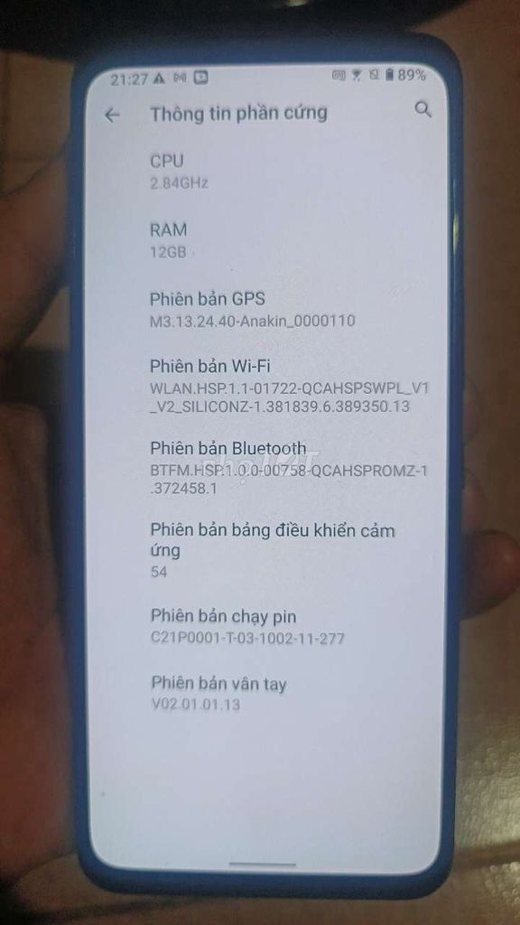 ROG Phone 5 12GB/128GB Đen 97%. Mua bán Điện thoại tại Huyện Cẩm Mỹ Đồng Nai được đăng bởi Ngọc Sơn hình 1