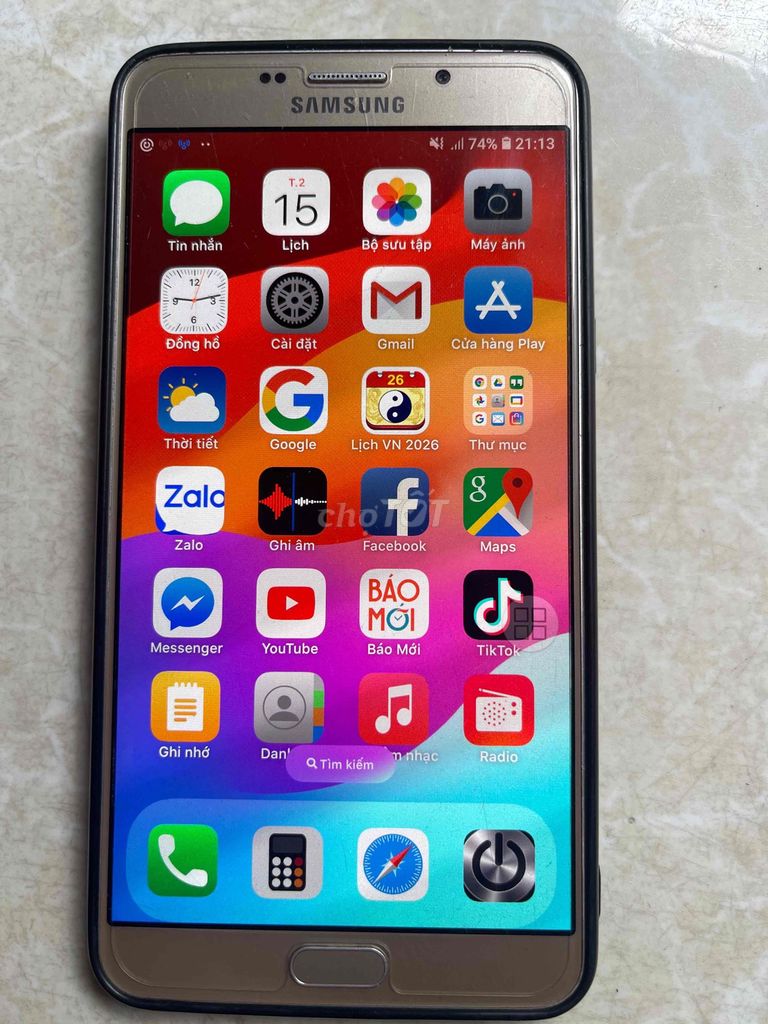 Samsung A9 Pro 6 Vàng. Mua bán Điện thoại tại Quận Bình Tân Tp Hồ Chí Minh được đăng bởi kimsiuquan hình 1