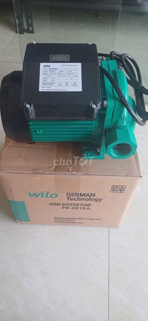 Máy bơm tăng áp điện tử chịu nhiệt Wilo PB-201EA