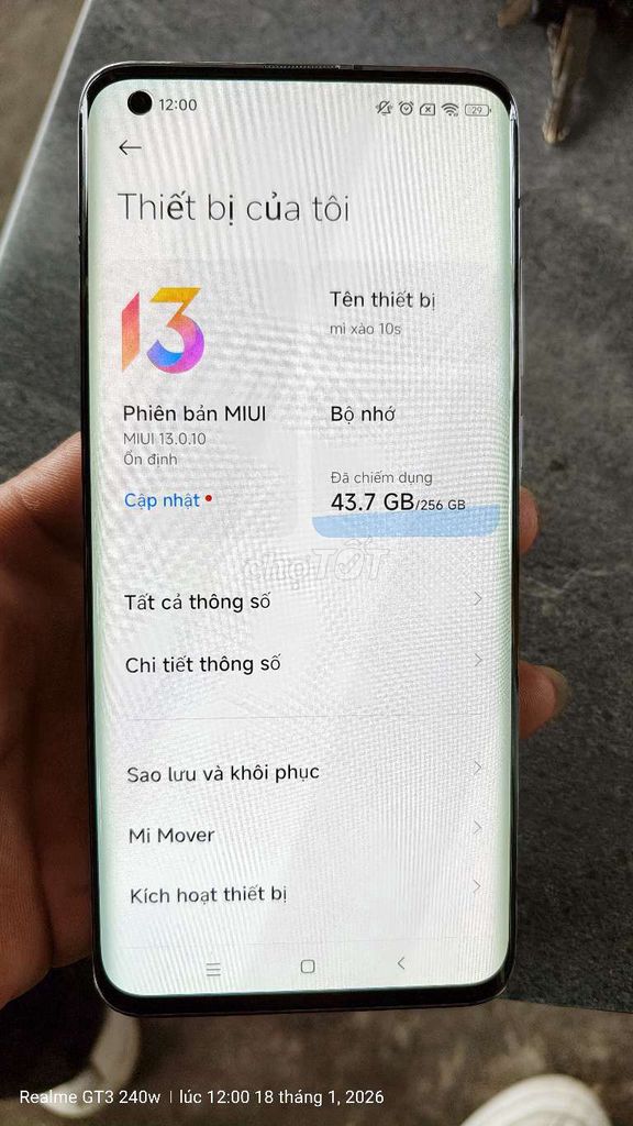 Xiaomi Mi 10S 8GB/256GB. Mua bán Điện thoại tại Thị xã Từ Sơn Bắc Ninh được đăng bởi Quý  hình 1