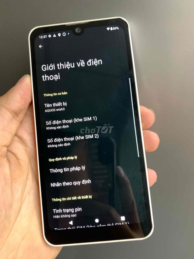 Sharp AQUOS wish3. Mua bán Điện thoại tại Thành phố Phan Thiết Bình Thuận được đăng bởi Minh Thư hình 1