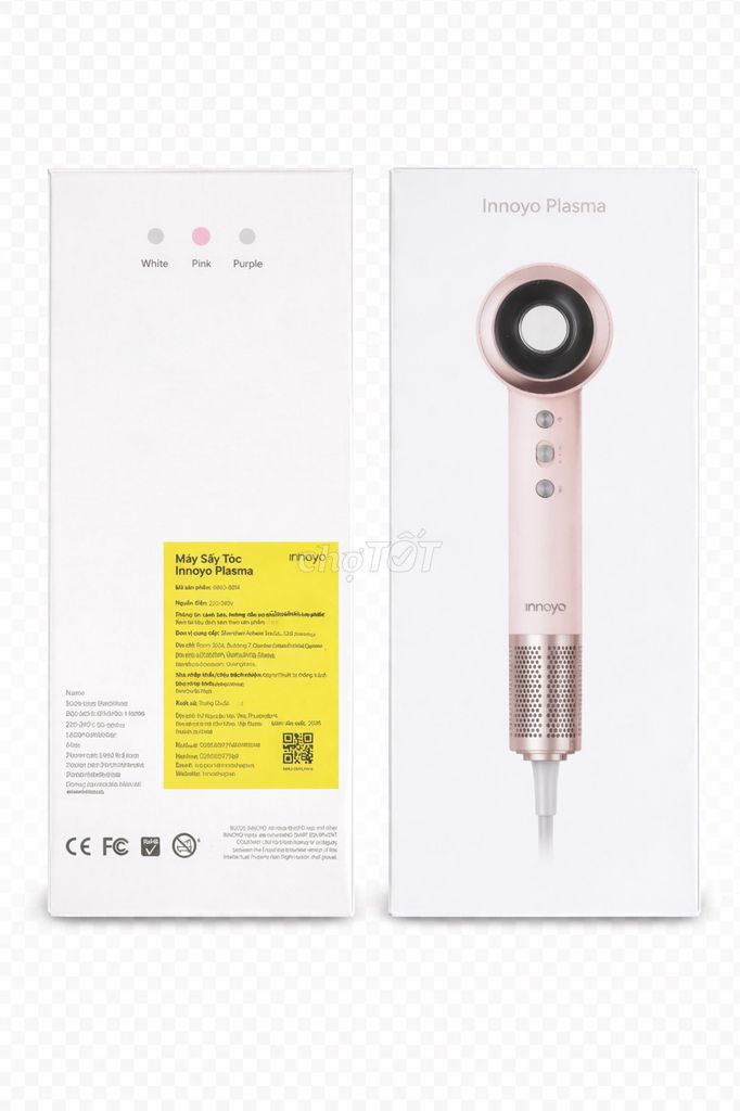 Máy sấy tóc Innoyo INNO-8014 Hồng. Mua bán Nội thất, đồ gia dụng khác tại Quận 1 Tp Hồ Chí Minh được đăng bởi Thái Bảo Trình hình 1