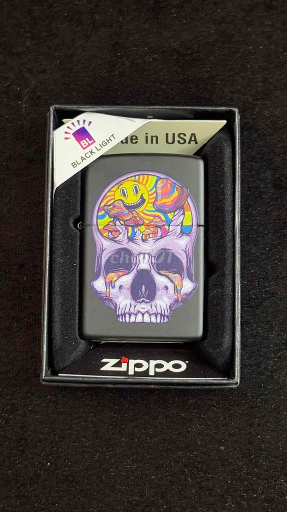 Bật Lửa Zippo Skull Moon Design 48737