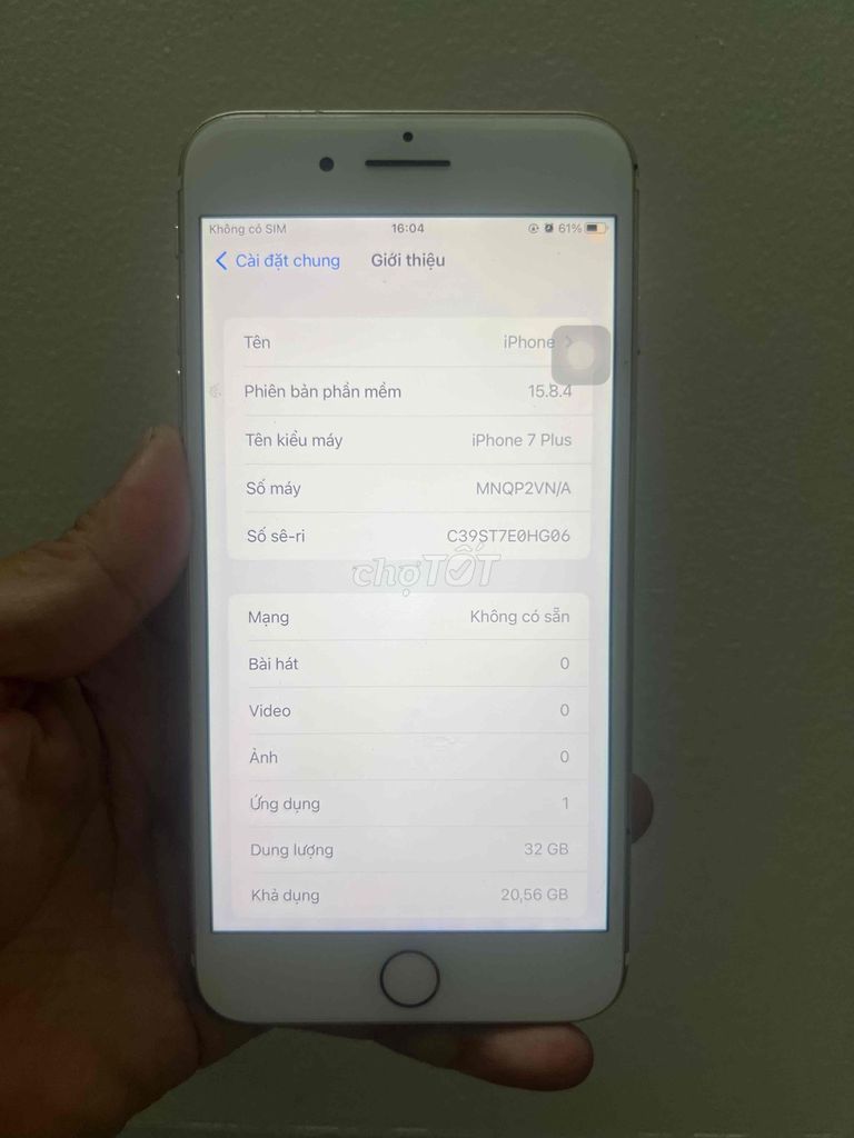 iPhone 7 Plus 32GB Vàng. Mua bán Điện thoại tại Huyện Hóc Môn Tp Hồ Chí Minh được đăng bởi thắng mobile hình 1