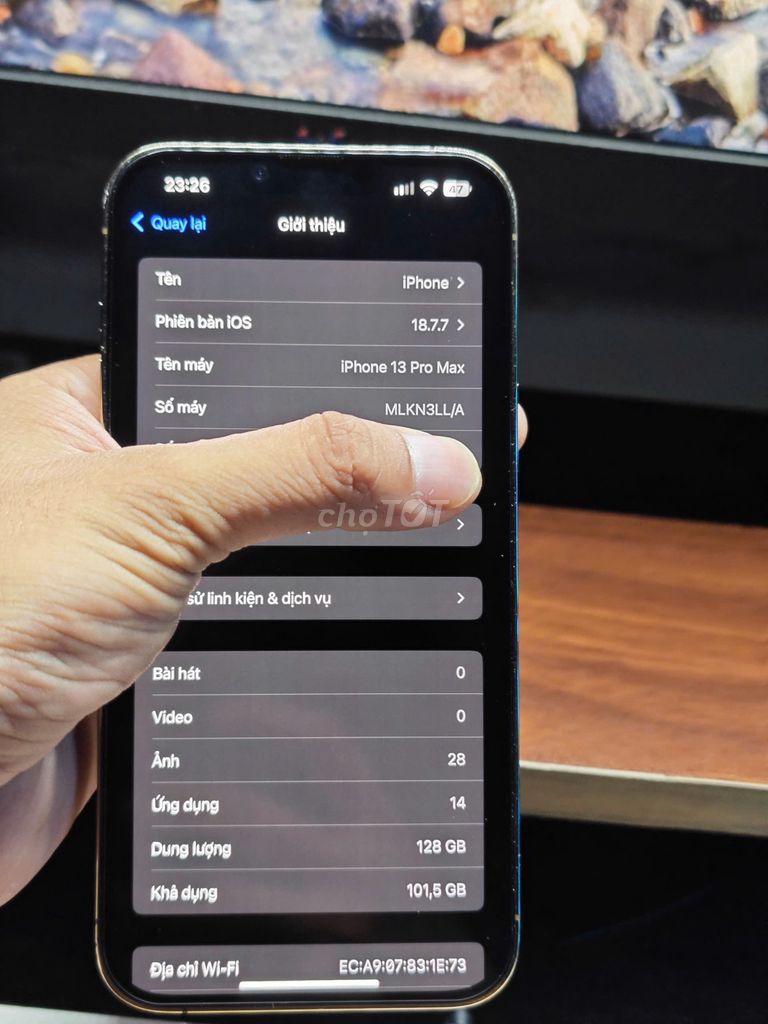 iPhone 13 Pro Max 128GB - Lock. Mua bán Điện thoại tại Quận 12 Tp Hồ Chí Minh được đăng bởi Thanh Lí đồ cũ hình 1