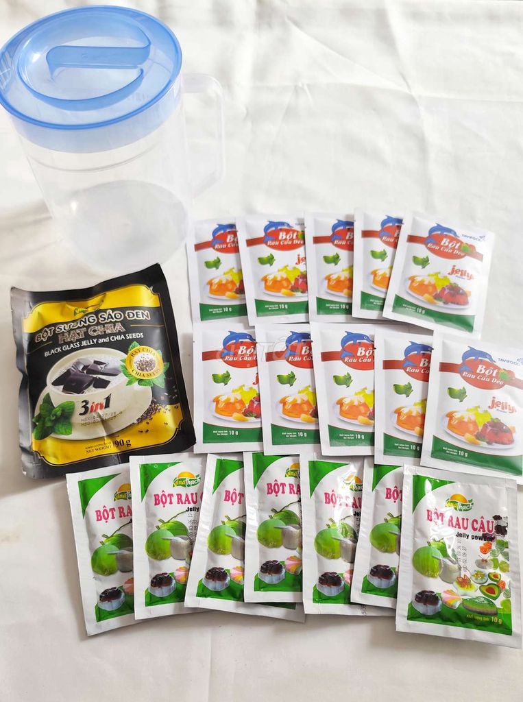 Set bột rau câu tặng ca nhựa 2lit. Mua bán Đồ ăn, thực phẩm và các loại khác tại Quận Gò Vấp Tp Hồ Chí Minh được đăng bởi Đom Đóm hình 1