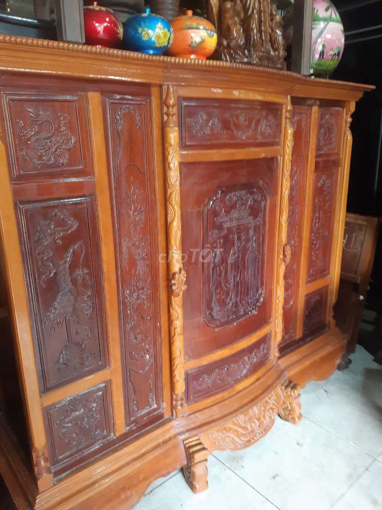 Tủ thờ gỗ căm xe. Mua bán Tủ, kệ gia đình tại Quận Tân Phú Tp Hồ Chí Minh được đăng bởi Khanh hình 5