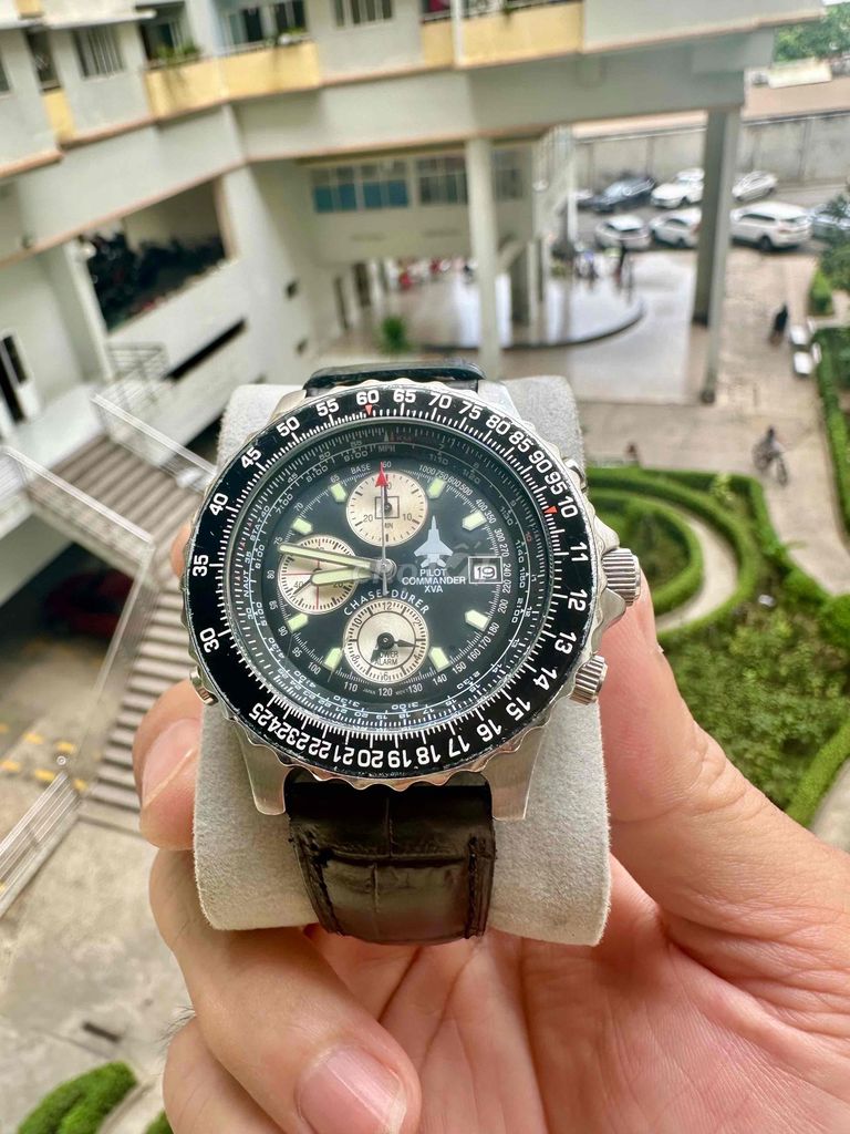 Đồng hồ Chase-Durer Pilot Commander XVA 44mm Đen. Mua bán Đồng hồ tại Quận Bình Tân Tp Hồ Chí Minh được đăng bởi Vintage Watch hình 1