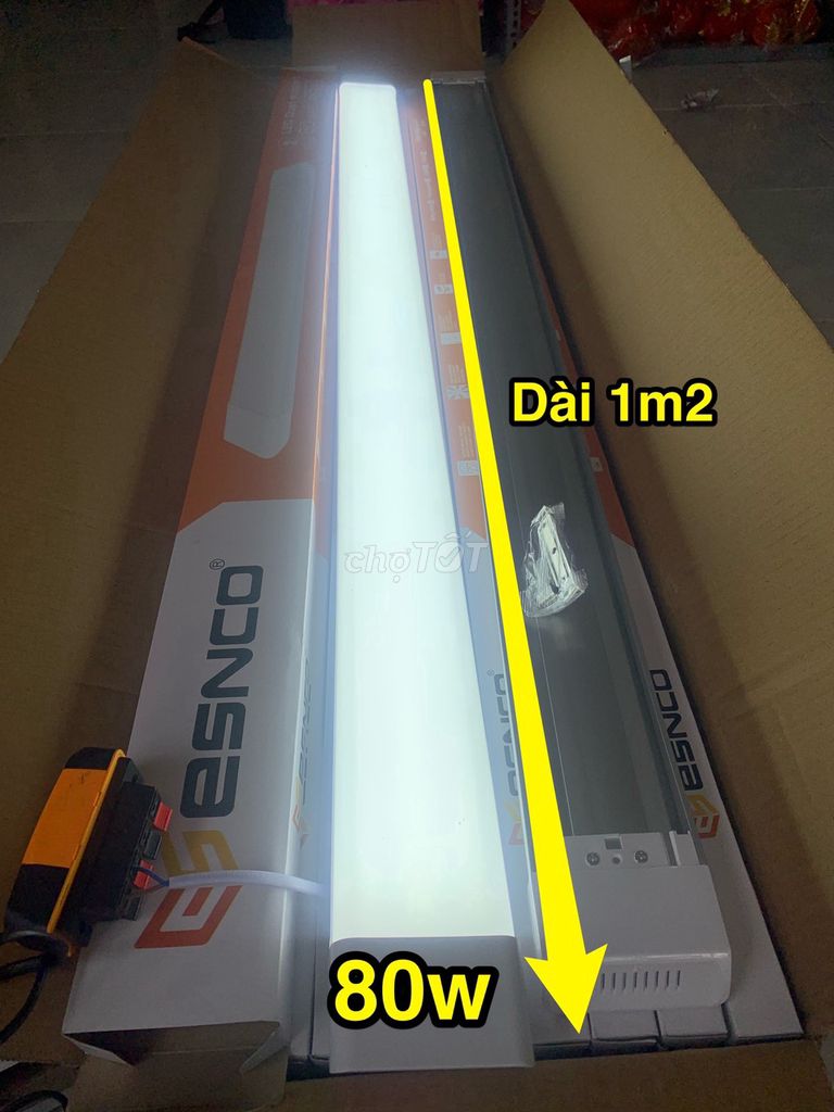 Đèn bán nguyệt 1m2-80w giá sỉ 135k