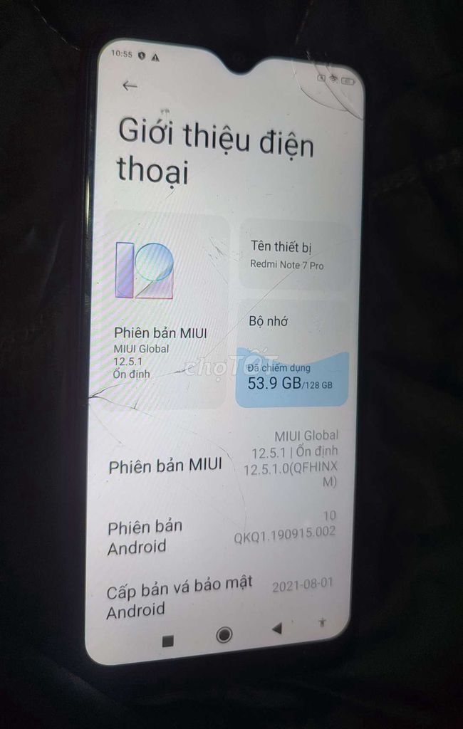 Xiaomi Redmi Note 7 Pro 128GB Đỏ Nứt kính. Mua bán Điện thoại tại Huyện Hóc Môn Tp Hồ Chí Minh được đăng bởi Nguyễn Thuyền Bích hình 1