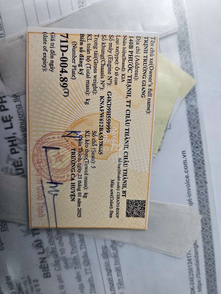 CERATO COUP XEM XE TẠI: 178 TẠ UYÊN, P7, Q.11, HCM. Mua bán Ô tô tại Huyện Châu Thành Bến Tre được đăng bởi Trịnh Trường Giang hình 10