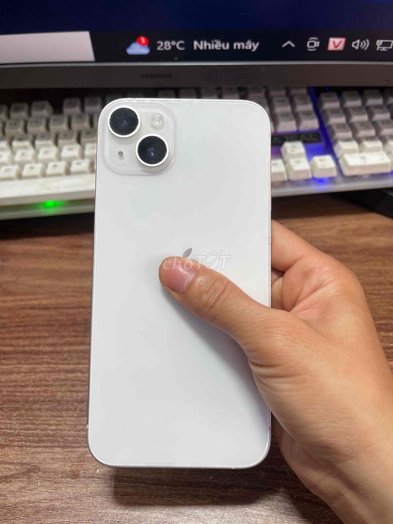 iPhone 14 Plus Trắng 2 Sim vật lý, Zin All, Full. Mua bán Điện thoại tại Quận Lê Chân Hải Phòng được đăng bởi Huy Tưởng Mobile hình 1