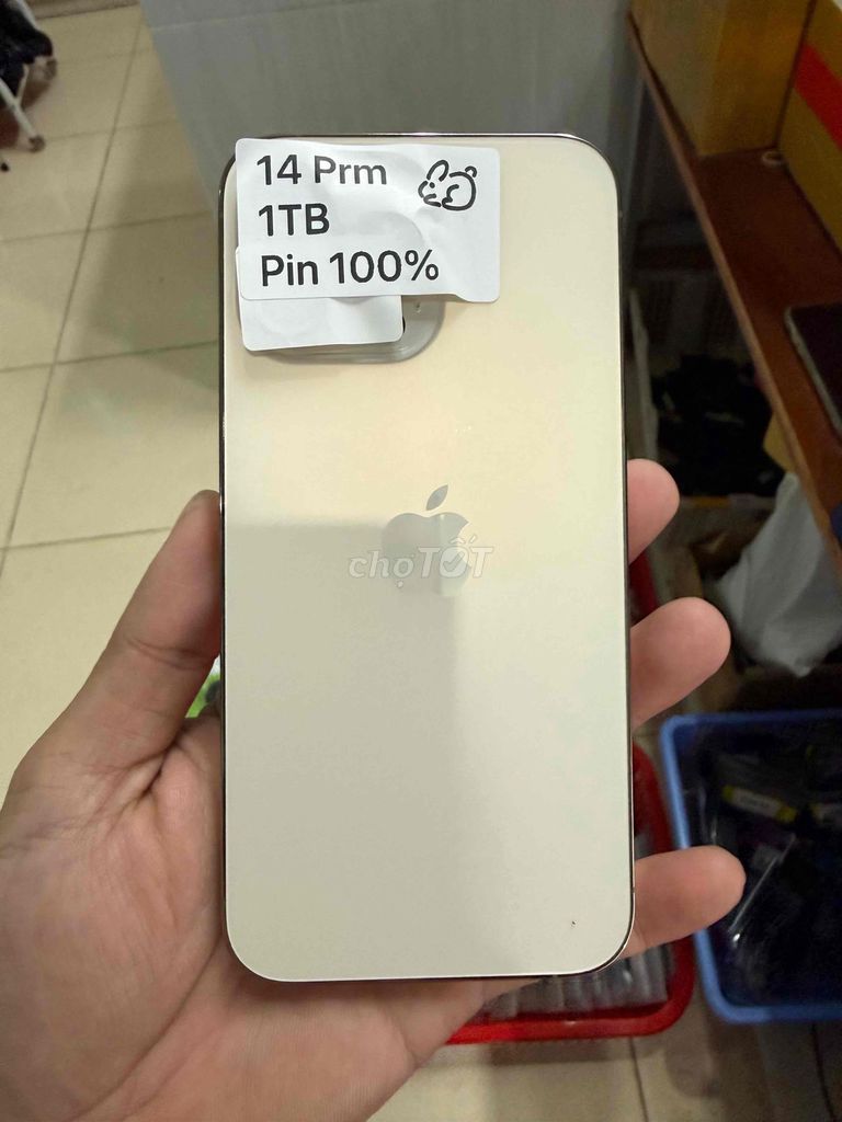 14 Pro Max 1TB Vàng zin all 98%. Mua bán Điện thoại tại Thành phố Bến Tre Bến Tre được đăng bởi Trương Thanh Minh hình 1