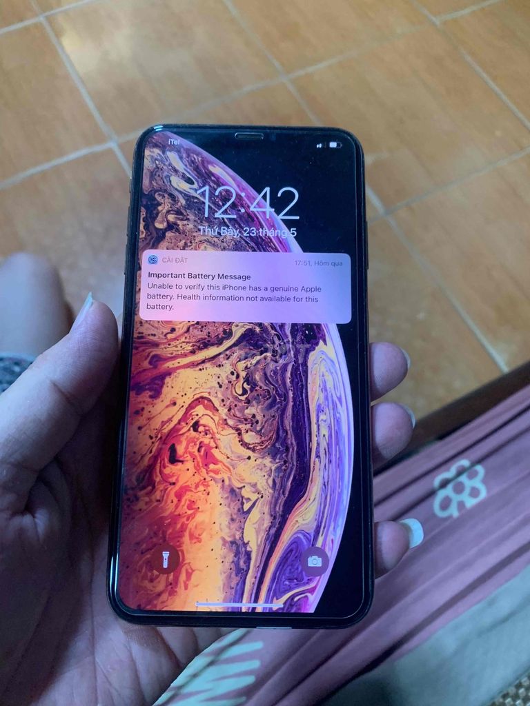iphone Xs Max - gold - 64gb máy zin ios 14 mới 98%. Mua bán Điện thoại tại Quận Cầu Giấy Hà Nội được đăng bởi Quang ERiC hình 1
