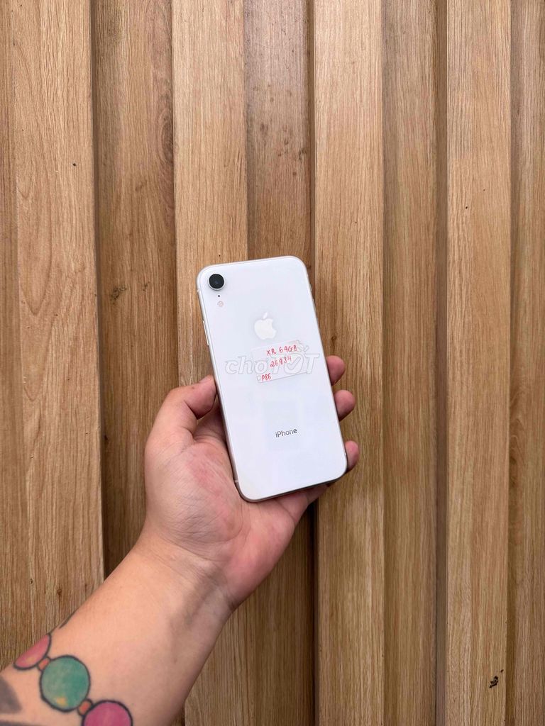 iPhone XR 64GB Trắng. Mua bán Điện thoại tại Quận Đống Đa Hà Nội được đăng bởi  HT Mobie Trả góp nợ xáu bao duyệt hình 1