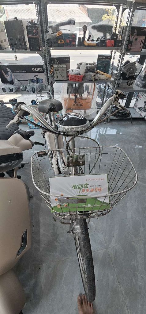 Xe đạp điện Trợ lực Nhôm Bạc. Mua bán Xe điện tại Huyện Thoại Sơn An Giang được đăng bởi Hung hình 4