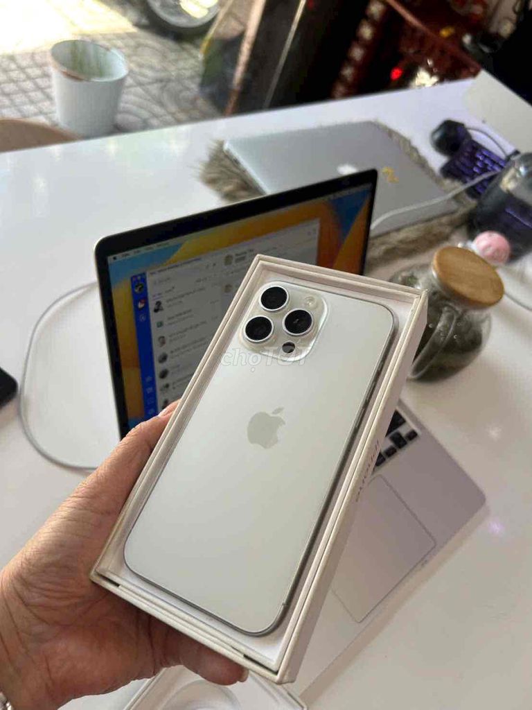 iphone 15promax 256gb trắng qtế mỹ pin97 zin áp. Mua bán Điện thoại tại Quận 3 Tp Hồ Chí Minh được đăng bởi Nam Á Mobile hình 1